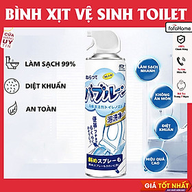 Mua Chai Xịt Bọt Làm Sạch Vệ Sinh Bồn Cầu Toilet Dung Tích 500 Ml Tẩy Rửa Mọi Vết Bẩn Hương Chanh Thơm Mát