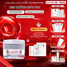 Kem dưỡng da Sắc Ngọc Khang 5 trong 1 ban ngày 30g giúp nuôi dưỡng làn da sáng khỏe, mờ thâm nám ngăn ngừa lão hóa