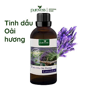 Tinh dầu Oải Hương gúp giảm stress giúp ngủ ngon + tặng vỏ khuếch tán PUREVESS 100ml