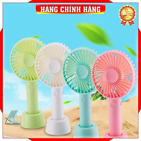 Mua Quạt mini cầm tay tích điện sạc usb dự phòng có chân đế để bàn