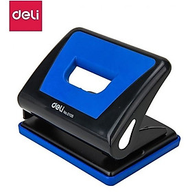 Máy Đục Lỗ 15 Tờ Deli, Xanh Dương, Đỏ, Ghi Xám - 1 Cái E0105