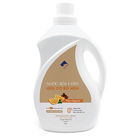 Nước rửa chén hữu cơ Bồ hòn Ecocare tinh dầu Vỏ Cam 4000ml