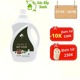 Nước giặt xả hữu cơ Bồ Hòn tinh dầu Hoa Bưởi chai 2000ml 