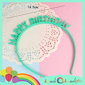 Cài tóc sinh nhật chữ Happy Birthday nhiều màu