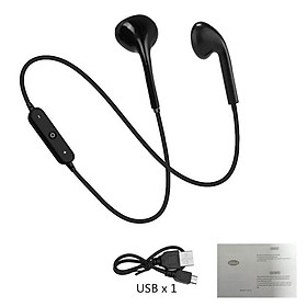 Tai Nghe Topewon Kết Nối Bluetooth Có Dây Đeo Cổ + Mic Cho Samsung Huawei Xiaomi