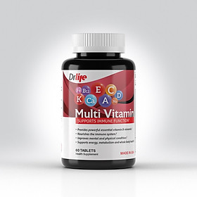 Vitamin Tổng Hợp Dr.Life Multivitamin, Bổ Sung Các Vtamin Và Khoáng Chất Cho Cơ Thể, Tăng Cường Sức Khỏe – Lab Well