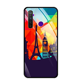 Ốp lưng kính cường lực cho điện thoại Realme 5 Pro - 0151 TRAVELLING01 - Hàng Chính Hãng