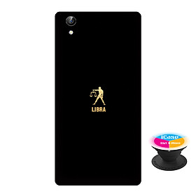 Ốp lưng nhựa dẻo dành cho Vivo Y51 in hình Lybra - Tặng Popsocket in logo iCase - Hàng Chính Hãng