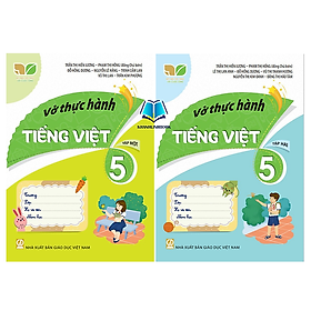 Sách - Combo Vở thực hành tiếng việt 5 - tập 1 + 2 (Kết Nối)