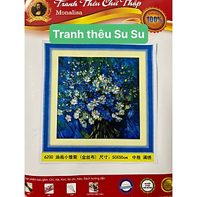 Mua Tranh thêu kín chữ thập Cúc hoạ mi 6200  kích thước 50 x 50 cm