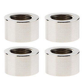 4 Pieces 304 Stainless Steel O2 Oxygen Sensor Exhaust Bung Nut M18 x 1.5mm