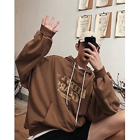 ÁO HOODIE NỈ NGOẠI NÂU