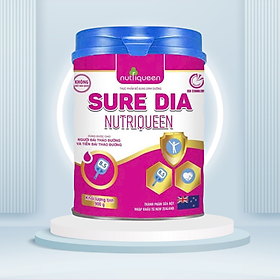 Sữa dành cho người tiểu đường Sure Dia Nutriqueen, Kingphar, lon 900gam