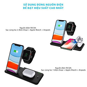 Mua Đế Sạc Nhanh Không Dây Đa Năng 4in1 - Hàng Chính Hãng