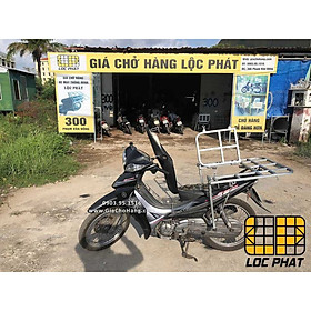Giá chở hàng xe máy đa năng thông minh, có mở cốp, loại lớn 68x72cm-baga chở hàng-giá đèo hàng