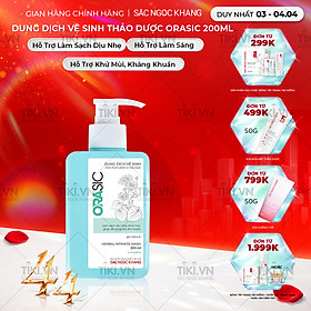 Dung dịch vệ sinh hằng ngày Orasic 200ml