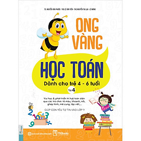 Sách - Ong Vàng Học Toán Dành Cho Trẻ 4-6 tuổi (Tập 4) - MC