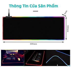 Mua Lót Chuột LED RGB  Pad Chuột 800x300mm Cỡ Lớn Siêu Dày Chống Nước