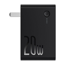 Mua Củ sạc nhanh kiêm pin sạc dự phòng Baseus Power Station 2 Power Bank Adaptor 10000mAh 20W PD/QC3.0 (10000mAh   Type C/USB Quick Charge Travel Charger & Powerbank ) hàng chính hãng