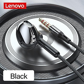 Lenovo Xf06 3.5mm Wired Headset Stereo Music Earphone Earbuds In-line Control Headphone With Mic
