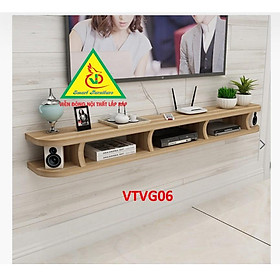 Kệ ti vi treo tường trang trí vtvg06
