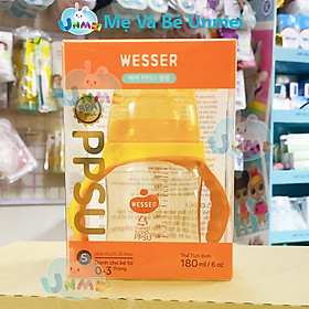 Bình sữa ppsu wesser 180ml