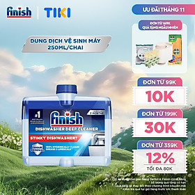 Dung Dịch Tẩy Rửa Máy Rửa Chén Bát Finish Dishwasher Deep Cleaner