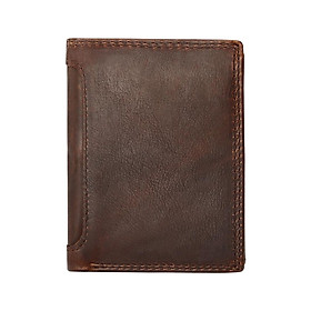 Men Slim Wallet with ID Windows Slim Billfold Large Capacity Fashion Storage