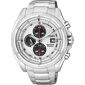 Đồng Hồ Nam Citizen Dây Titanium CA0551-50A - Mặt Trắng (Sapphire)