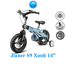 Xe Đạp Trẻ Em Cao Cấp Jianer S9 Khung Rút