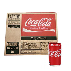 1 Thùng 30 Lon Coca Cola Phiên Bản Lon Mini 160ml - Hàng nội địa Nhật