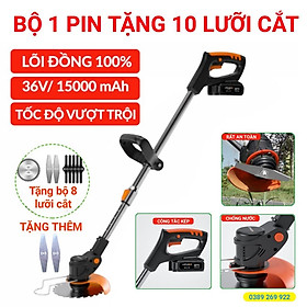 Mua Máy cắt cỏ  tỉa cành cầm tay tặng 10 lưỡi cắt