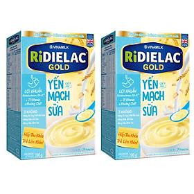 COMBO 2 HỘP BỘT ĂN DẶM RIDIELAC
GOLD YẾN MẠCH SỮA - HỘP GIẤY 200G