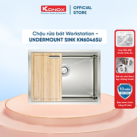 Mua Chậu rửa bát inox 1 hố KONOX Undermount Series Model KN6046SU