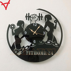 "Mang Động Lực Tập Gym Đến Nhà Bạn Với Đồng Hồ Treo Tường Abatsu Hình Ảnh Gym Nữ Đẹp