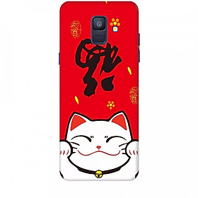 Ốp lưng dành cho điện thoại  SAMSUNG GALAXY A6 2018 Mèo Thần Tài Mẫu 5