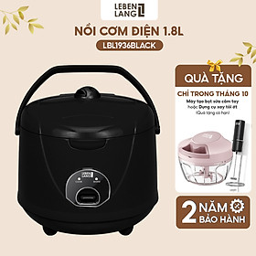 Mua Nồi cơm điện Lebenlang LBL1936 dung tích 1800ml  công suất 700W  thiết kế đơn giản  bảo hành 2 năm - hàng chính hãng