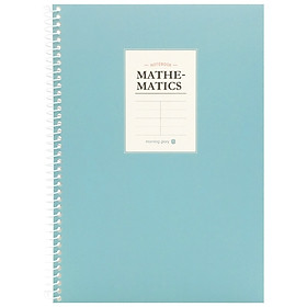 Sổ Lò Xo Toán Học Morning Glory 82366 - Màu Xanh Ngọc