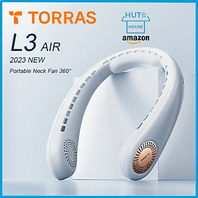 Mua Quạt đeo cổ mini Torras L3 Air  không cánh  tích điện  quạt quàng cổ thể thao thông minh rảnh tay  đa năng  không dây