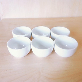 Mua Bộ 6 chén trà Bát Tràng  cỡ nhỡ