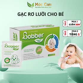 Gạc Rơ Lưỡi Cho Bé Bobber Làm Sạch Răng, Lưỡi, Nướu và Khoang Miệng Cho Bé - 30Gói/Hộp