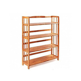 Kệ Sách 4 Tầng Dài 80 cm Gỗ Cao Su