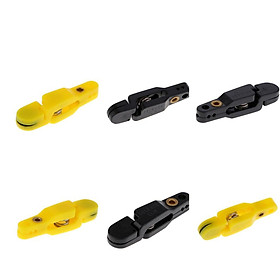 6x Heavy Tension Snap Release Clip Weight Planer Board Fishing Yelloe+Black