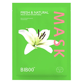 Mặt nạ lụa trắng da Biboo (1 miếng)