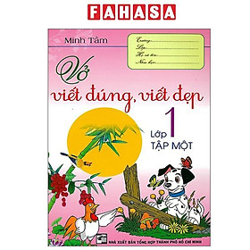 Sách - Vở Viết Đúng, Viết Đẹp Lớp 1 - Tập 1 (Tái Bản 2025)