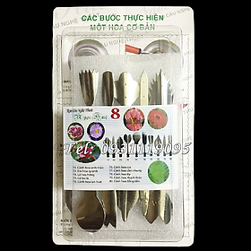 Mua Bộ 10 dụng cụ làm rau câu 3D – Bộ số 8 - Tặng kèm kim nhụy – Mã số 1290
