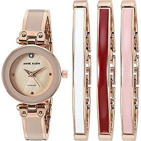 Bộ đồng hồ và vòng tay ANNE KLEIN 1980BHST