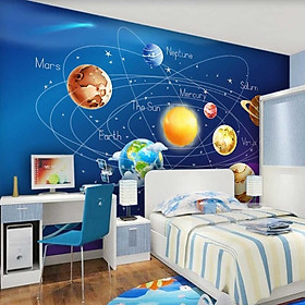 Mua Tranh dán tường hệ mặt trời HMT01
