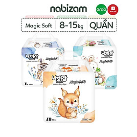 Tã Bỉm Quần NABIZAM Nội Địa Hàn Cao Cấp Các Size M L XL 2XL 3XL Cho Bé 6