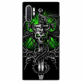 Ốp lưng dành cho Samsung Note 10 Plus mẫu Rồng Nền Xanh